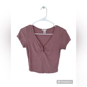 Bozzolo Pink Crop Top